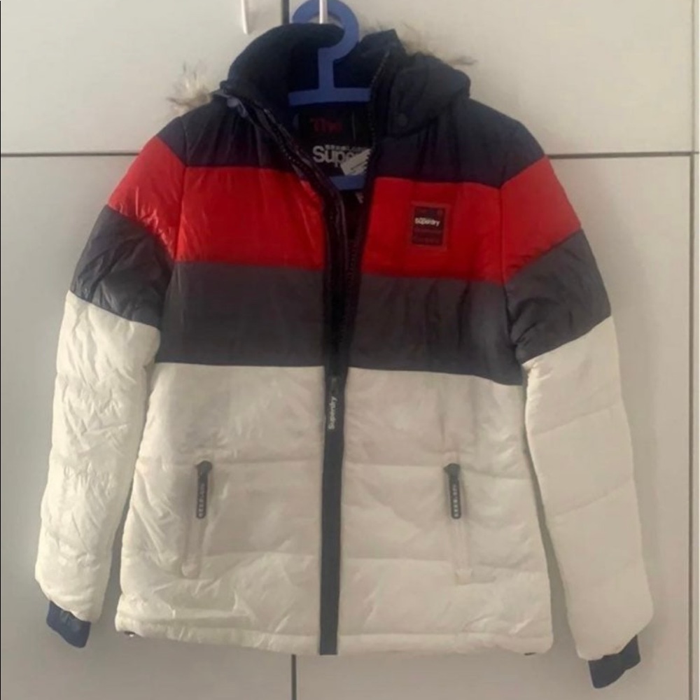 (NEW) Superdry puffer jacket - size S